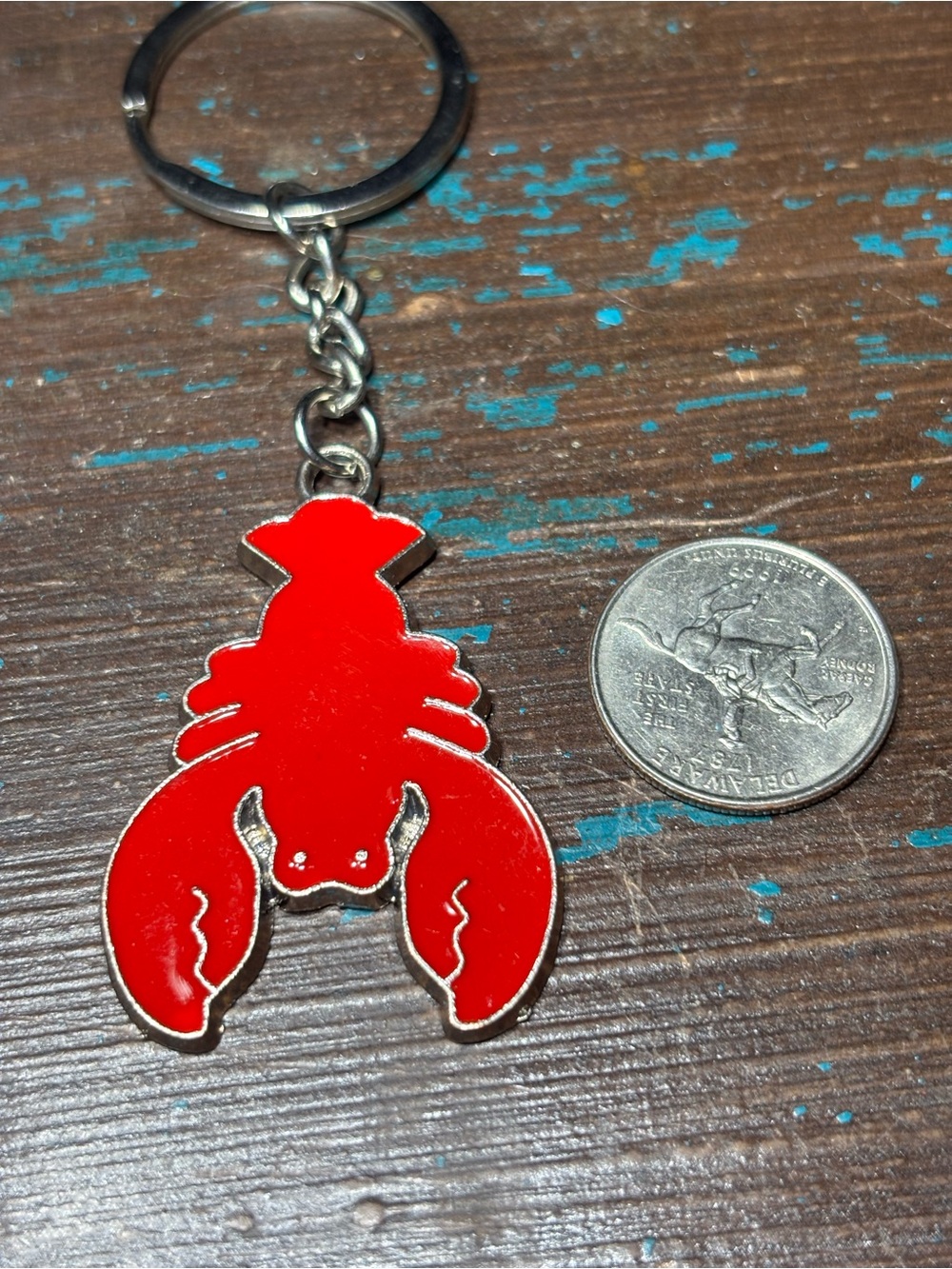 New Red Lobster Keychain Charm - Stylish Key & Card Accessory Bag Charm - Picture 3 of 5
